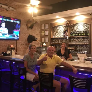 The atmosphere and decor make you forget you're in a small town of 3,700 people. Friendly owners- staff and patrons. Great atmosphere.