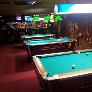 Pool tables