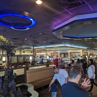 Busy but not super crowded