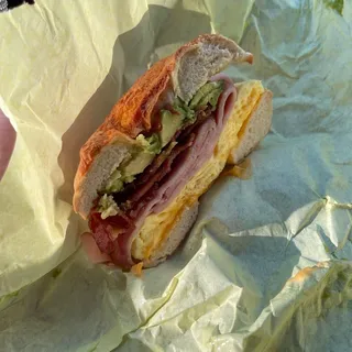 Cheese Bagel, Jalapeno Bagel