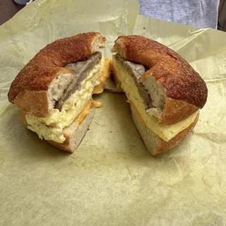Cheese Bagel Breakfast