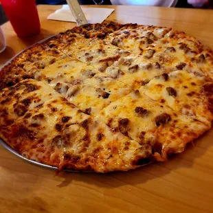 Pepperoni &amp; Sausage Pizza