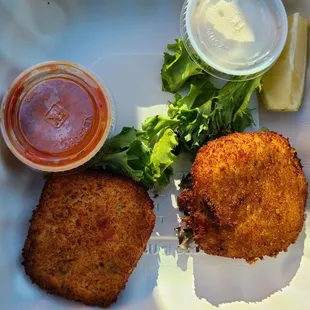 Sac Vegan Chef Challenge 2021: Vegan Crab Cakes $10