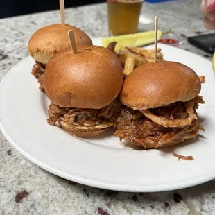 Pork sliders