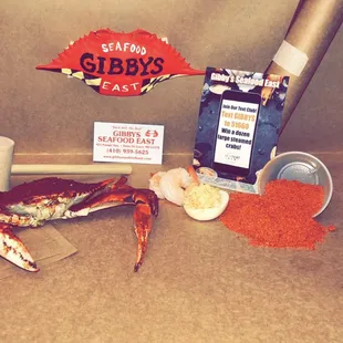 Crabs, Shrimp, Crab deviled eggs, homemade shrimp and crab spice