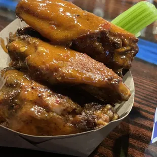 Traditional Wings. Hot. Extra crispy.