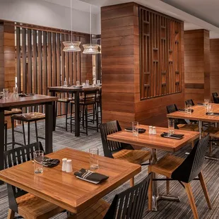 the dining area