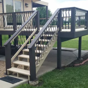 Residential deck paint. Wichita, KS