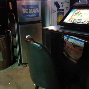 White fridge for cold glasses and chips for sale