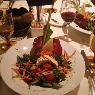 The salad is artwork!