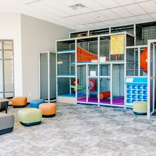 Our indoor play structure for kiddos to play while you enjoy your coffee!