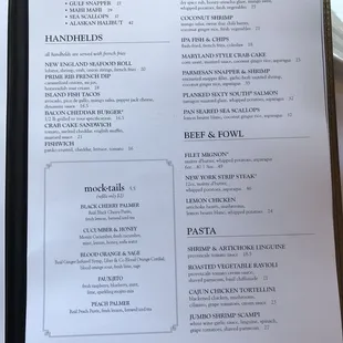 Menu 9/23