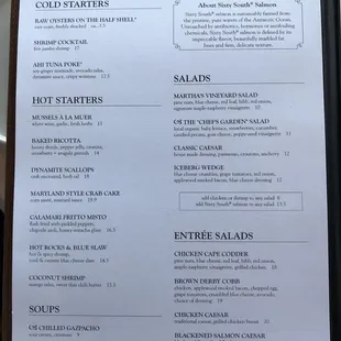 Menu 9/23