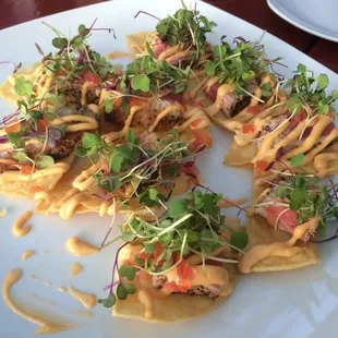 Yellow Fin Tuna Nachos