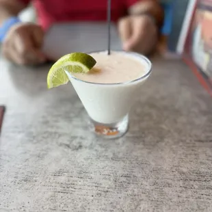 Key lime martini - not on menu