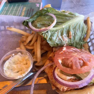 Grilled Mahi Sandwich