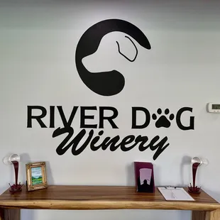 Seen upon entering the tasting room.