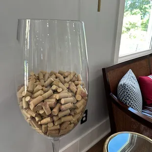 Cute way to save the corks.