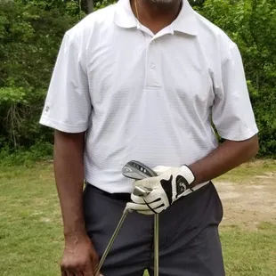 Larry Cook loves every hole!