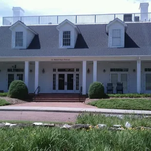 Front of clubhouse