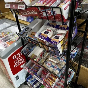 snacks and ice cream