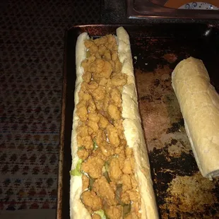 Loaded Shrimp Poboy