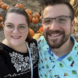 Pumpkin patch! At Halloween we all get to pick pumpkins