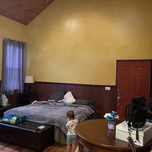 Entry and king bed