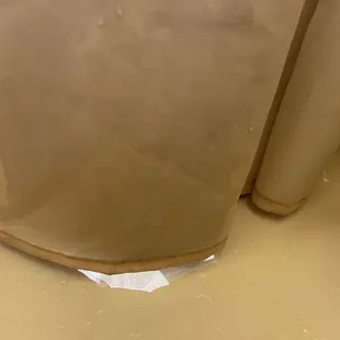 Nasty looking and smelling curtain.