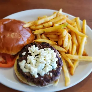 Black &amp; Bleu burger