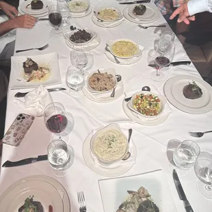 Our lovely dinner spread