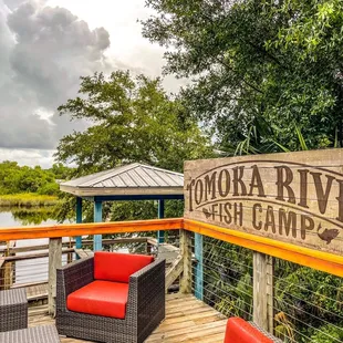 Great view right on the river