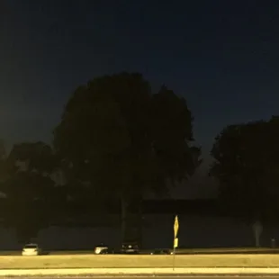 View of the river from the patio.