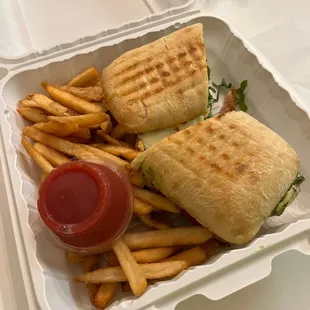 Margherita Chicken Panini Sandwich