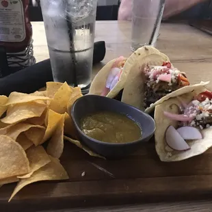 Mojo pork tacos