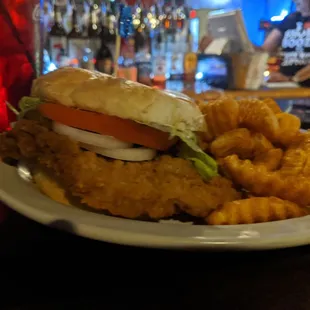 This pork tenderloin sandwich, is everything.