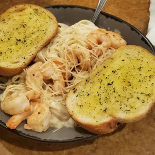 Alfredo with Shrimp