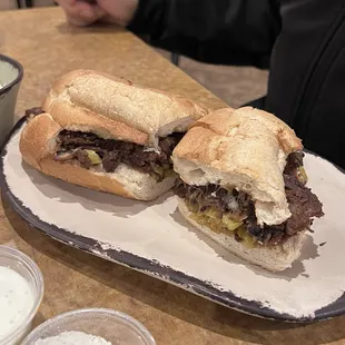Steak hoagie