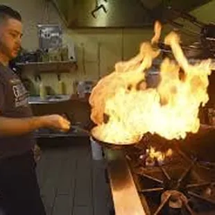 Chef Trey taken on some heat!