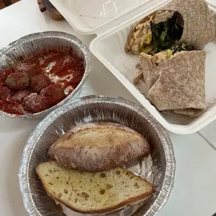 Zesty Chicken Wrap Meatballs and Marinara