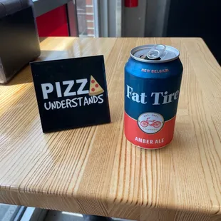 Pizza understands and River House has beer