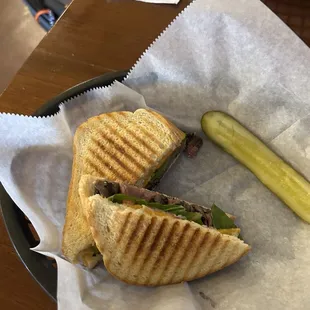 #6 Roast Beef and Cheddar -Panini