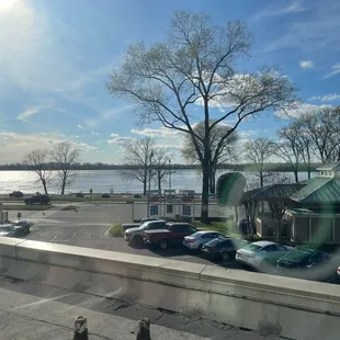 View of the river from our room