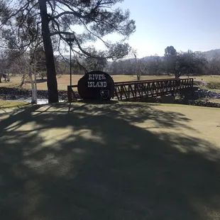 River island practice putting green