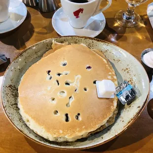 Blueberry pancakes