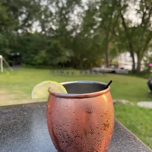 Mule at the Tiki Bar