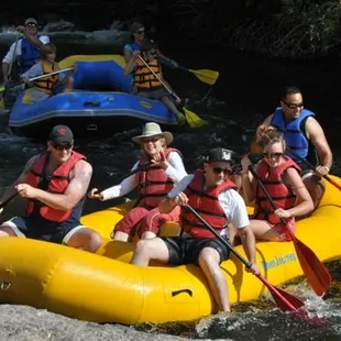 Rafting down the Stanislaus river :)