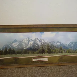 The framing job included the following:  the image was dry mounted, there are two mats with the top one being one of a custom...