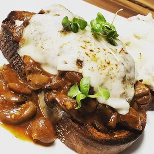 Open Face Patty Melt