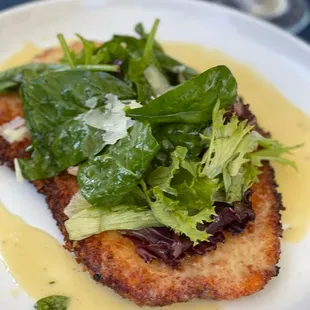Crispy Lemon Chicken Paillard